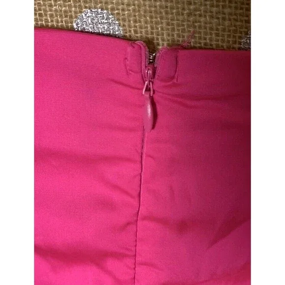 Do+Be Womens Pink Wrap Strapless Cocktail Party Dress medium Barbie Sexy Brunch - Picture 6 of 12